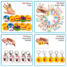Load image into Gallery viewer, Easter Party Favors Trinkets Kids - Carnival Prizes Toys Bulk – Easter Basket Stuffers Fillers Toy Assortment – Easter Theme Egg Hunt Treats - Classro