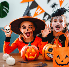 Load image into Gallery viewer, S SWIRLLINE Halloween Party Favors Light Up 42PCS - Bulk Toys Assortment Bucket Stuffers Pinata Filler - Trick or Treat Trinkets For Kids Classroom Tr