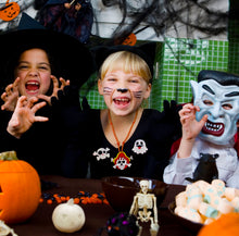 Load image into Gallery viewer, S SWIRLLINE Halloween Party Favors Light Up 42PCS - Bulk Toys Assortment Bucket Stuffers Pinata Filler - Trick or Treat Trinkets For Kids Classroom Tr