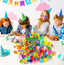 Load image into Gallery viewer, Party Favors Kids Pinata Filler- 200 PCS Carnival Prizes Toys Bulk Assortment - Boys Girls Birthday Easter Egg Filler - Treasure Box Chest Classroom