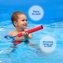 Load image into Gallery viewer, Water Blaster for Kids - Super Soaker Water Gun Foam Blaster Pack of 4 - Foam Water Shooter 16-25’’ with Handle - Water Squirt Gun for Outdoor Summer