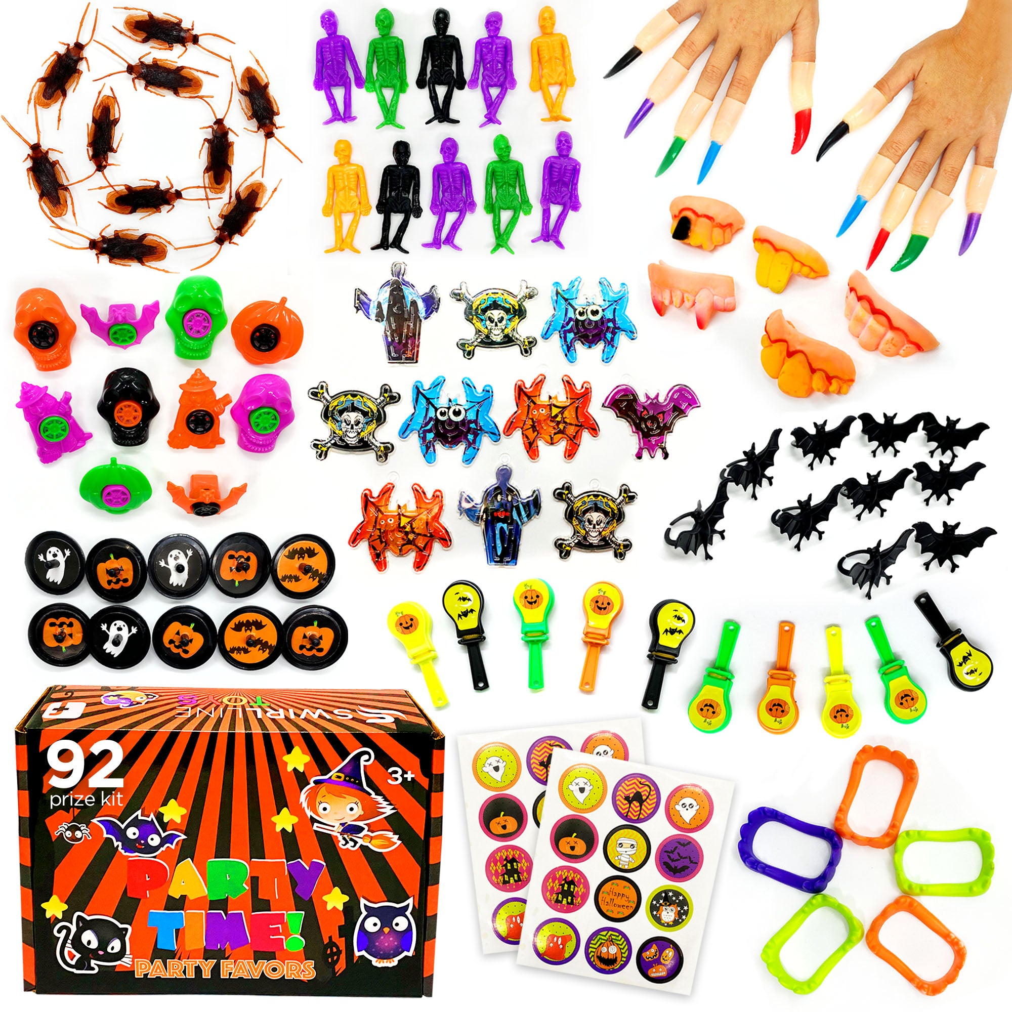 122 PCS Kids Party Favors Carnival Prizes for Boys Girls Bulk Toys  Assortment
