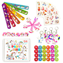 Load image into Gallery viewer, Unicorn Party Favors for Kids Pinata Stuffers - Unicorn Gifts for Girls Treasure Box Toys for Classroom Carnival Prizes in Bulk Goodie Bags Stuffers f