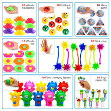 Load image into Gallery viewer, Party Favors Kids Pinata Filler- 200 PCS Carnival Prizes Toys Bulk Assortment - Boys Girls Birthday Easter Egg Filler - Treasure Box Chest Classroom
