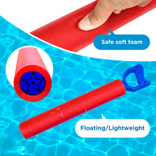 Load image into Gallery viewer, Water Blaster for Kids - Super Soaker Water Gun Foam Blaster Pack of 4 - Foam Water Shooter 16-25’’ with Handle - Water Squirt Gun for Outdoor Summer
